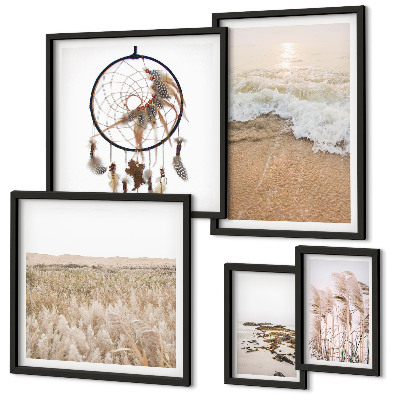 Pared galería de arte Paisajes de playa naturales