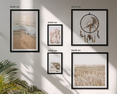 Pared galería de arte Paisajes de playa naturales