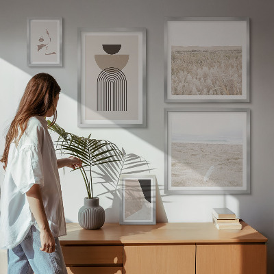 Pared galería de arte Paisajes abstractos con estilo