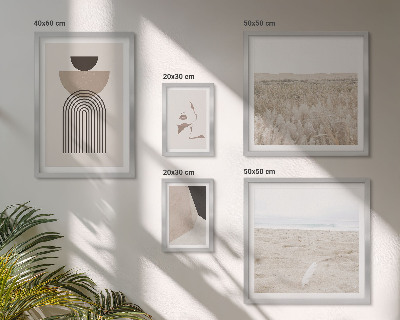 Pared galería de arte Paisajes abstractos con estilo