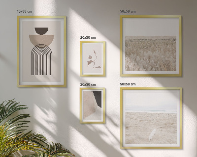 Pared galería de arte Paisajes abstractos con estilo
