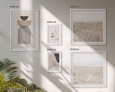 Pared galería de arte Paisajes abstractos con estilo