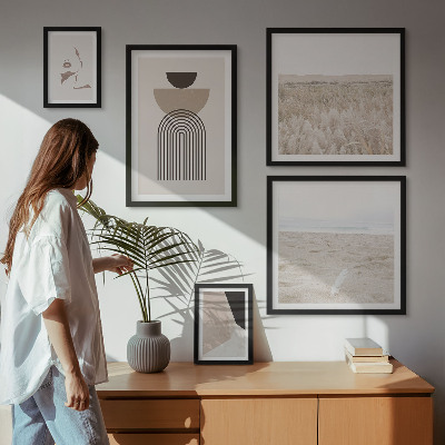 Pared galería de arte Paisajes abstractos con estilo