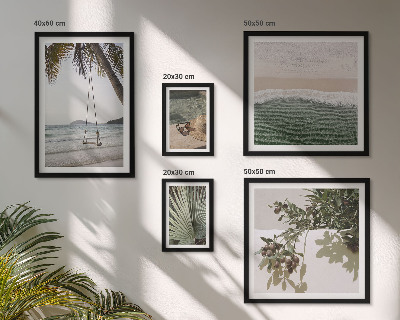 Pared galería de arte Playas tropicales en armonía con la naturaleza