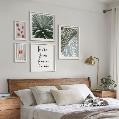 Conjunto de cuadros decorativos Estilo bohemio, plantas, frutas, trópicos