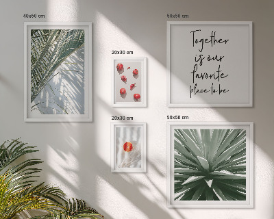 Conjunto de cuadros decorativos Estilo bohemio, plantas, frutas, trópicos