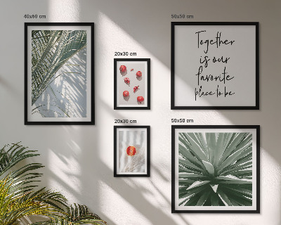 Conjunto de cuadros decorativos Estilo bohemio, plantas, frutas, trópicos