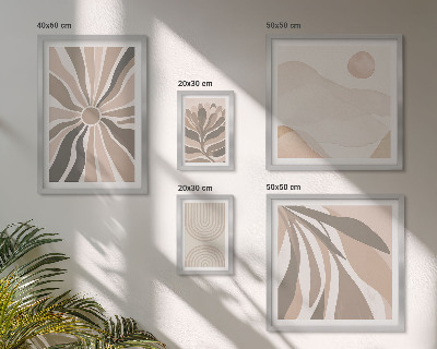 Pared galería de arte Composiciones de naturaleza con estilo
