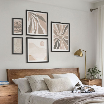 Pared galería de arte Composiciones de naturaleza con estilo