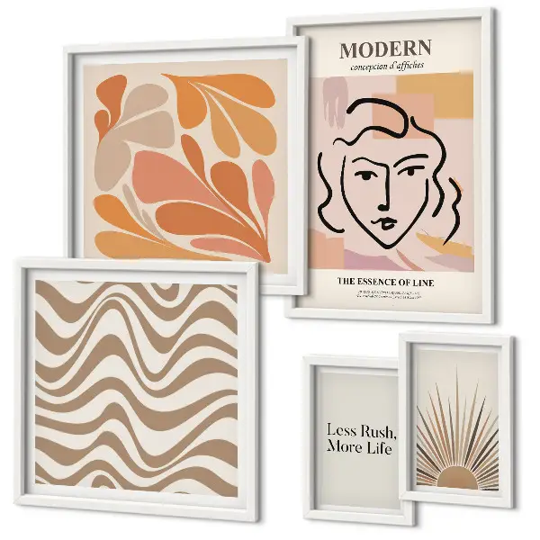 Cuadro para pared de galería de arte de estilo abstracto moderno