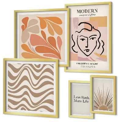 Cuadro para pared de galería de arte de estilo abstracto moderno
