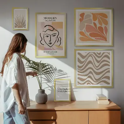 Cuadro para pared de galería de arte de estilo abstracto moderno