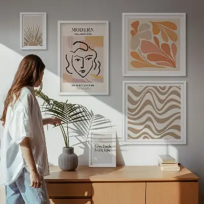 Cuadro para pared de galería de arte de estilo abstracto moderno