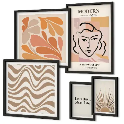 Cuadro para pared de galería de arte de estilo abstracto moderno