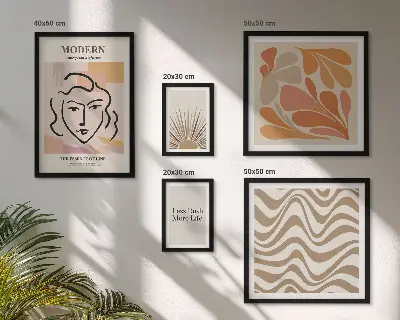 Cuadro para pared de galería de arte de estilo abstracto moderno