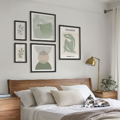 Conjunto de cuadros decorativos Estilo moderno con abstracción