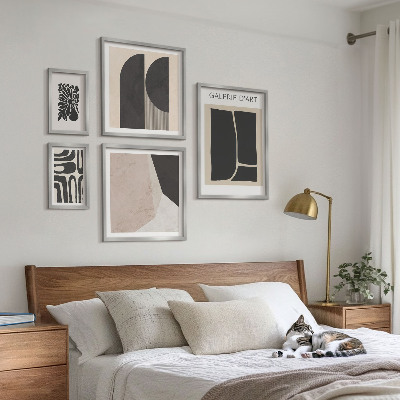 Pared galería de arte Gráficos minimalistas y elegantes