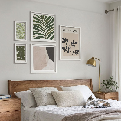 Conjunto de cuadros decorativos Inspiraciones modernas para plantas