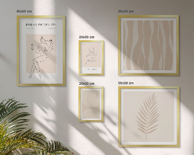 Conjunto de cuadros decorativos Hermosos motivos minimalistas