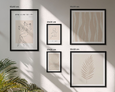 Conjunto de cuadros decorativos Hermosos motivos minimalistas