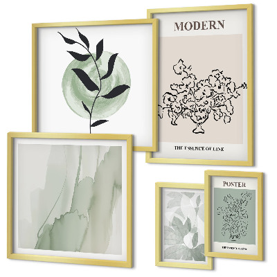 Pared galería de arte Decoración minimalista moderna