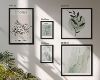 Pared galería de arte Decoración minimalista moderna