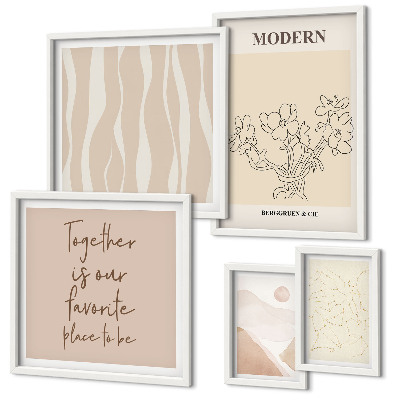 Conjunto de cuadros decorativos Conjunto de estilo minimalista moderno