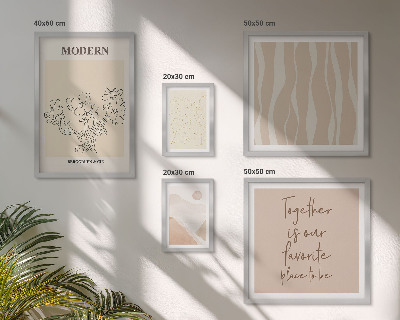 Conjunto de cuadros decorativos Conjunto de estilo minimalista moderno