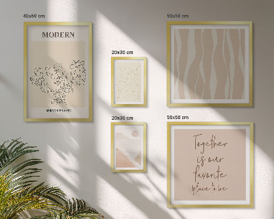 Conjunto de cuadros decorativos Conjunto de estilo minimalista moderno