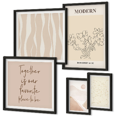 Conjunto de cuadros decorativos Conjunto de estilo minimalista moderno