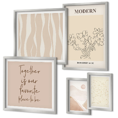Conjunto de cuadros decorativos Conjunto de estilo minimalista moderno