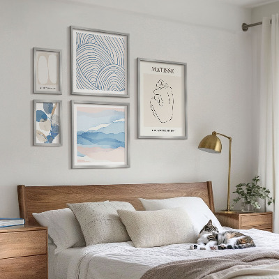 Pared galería de arte Gráficos abstractos de naturaleza con estilo