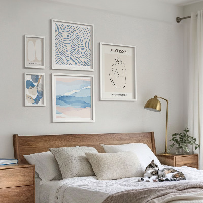 Pared galería de arte Gráficos abstractos de naturaleza con estilo