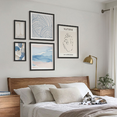 Pared galería de arte Gráficos abstractos de naturaleza con estilo
