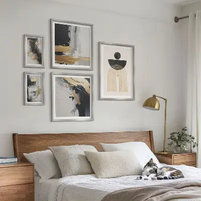 Galería de arte para pared composiciones abstractas modernas