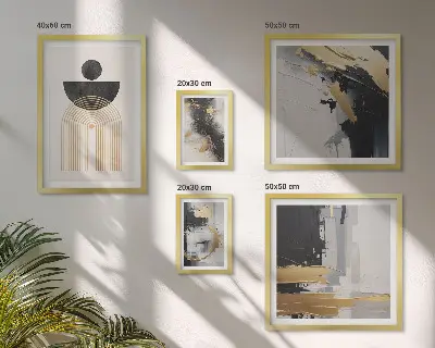 Galería de arte para pared composiciones abstractas modernas