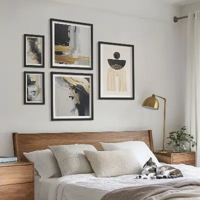 Galería de arte para pared composiciones abstractas modernas