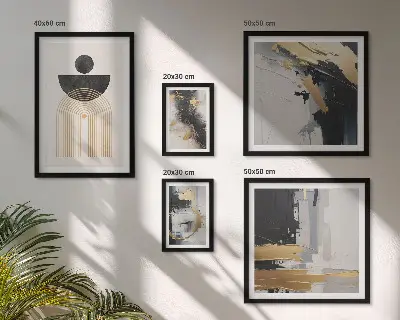 Galería de arte para pared composiciones abstractas modernas