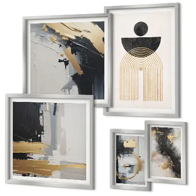 Galería de arte para pared composiciones abstractas modernas