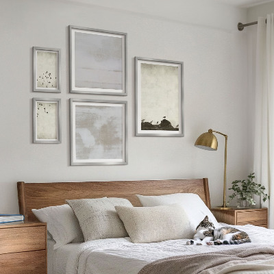 Pared galería de arte Pájaros minimalistas en vuelo
