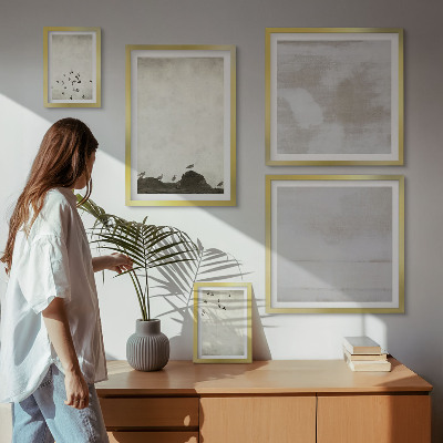Pared galería de arte Pájaros minimalistas en vuelo