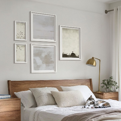 Pared galería de arte Pájaros minimalistas en vuelo
