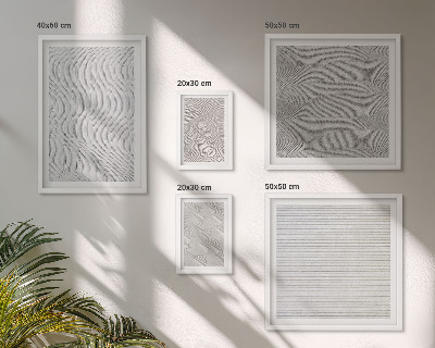 Conjunto de cuadros decorativos Estructuras geométricas de patrones de arena