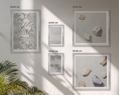 Set de 5 cuadros para salón Texturas minimalistas modernas