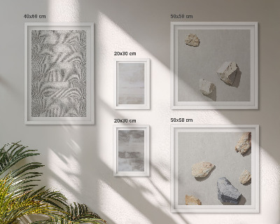 Set de 5 cuadros para salón Texturas minimalistas modernas