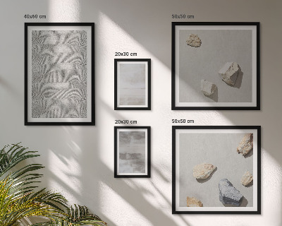 Set de 5 cuadros para salón Texturas minimalistas modernas