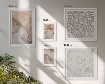 Conjunto de cuadros decorativos con motivos de textura de mármol