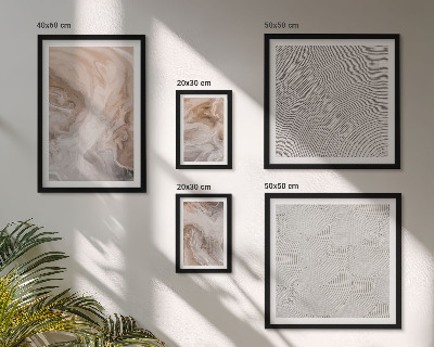 Conjunto de cuadros decorativos Patrones de textura de piedra de mármol