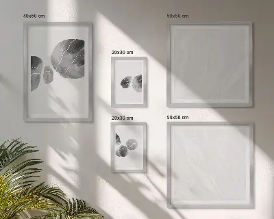 Conjunto de cuadros decorativos pintura abstracta con salpicaduras de colores