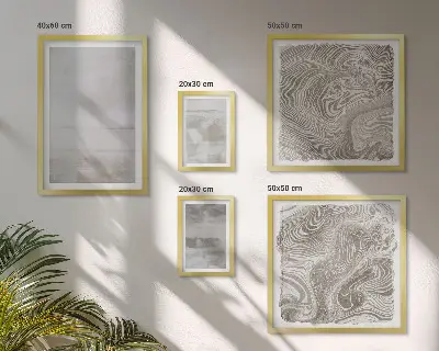 Pared galería de arte con texturas desgastadas de estilo moderno